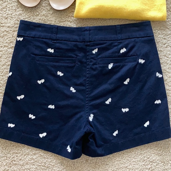 J. Crew Heart Embroidered Shorts - Picture 5 of 5